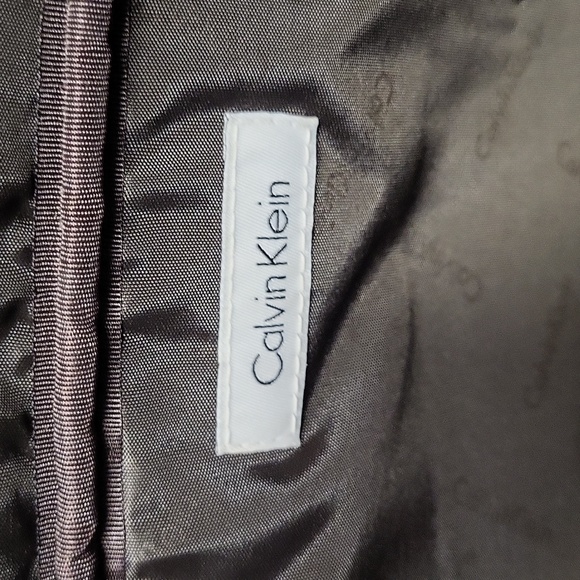 Calvin Klein Dark Brown Monogram Briefcase - Picture 8 of 9